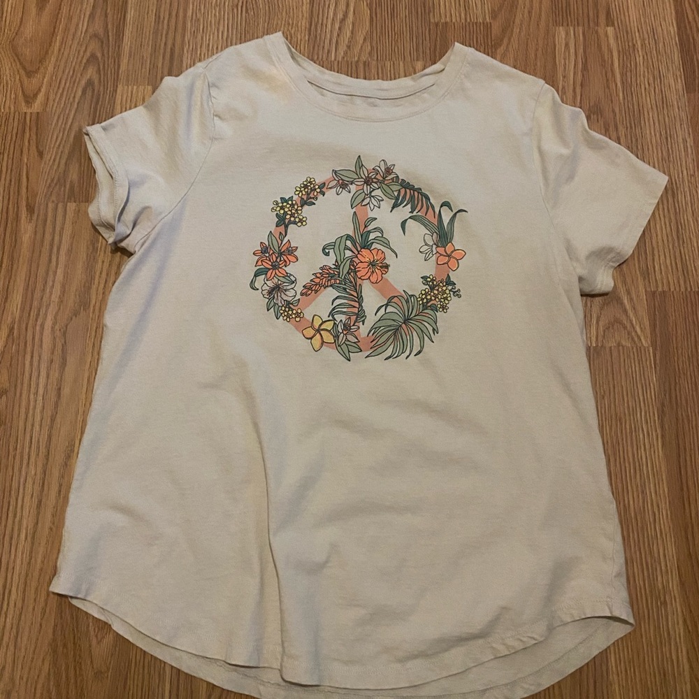 Old navy peace sign tee